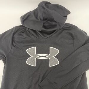Under Armour ColdGear Black Long Sleeve Hoodie Loose Fit Women XL X-large